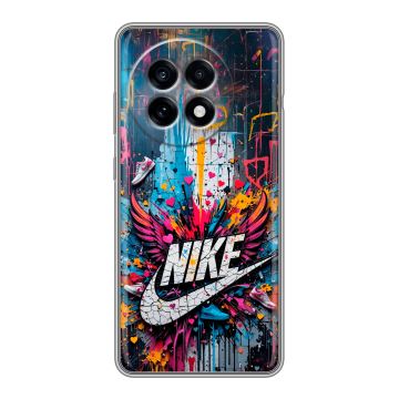 Силиконовый чехол на OnePlus 13R с принтом Nike Найк