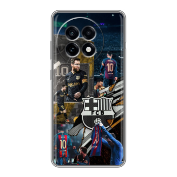 Силиконовый чехол на OnePlus 13R с принтом Messi Barcelona Силиконовый чехол на OnePlus 13R с принтом Messi Barcelona