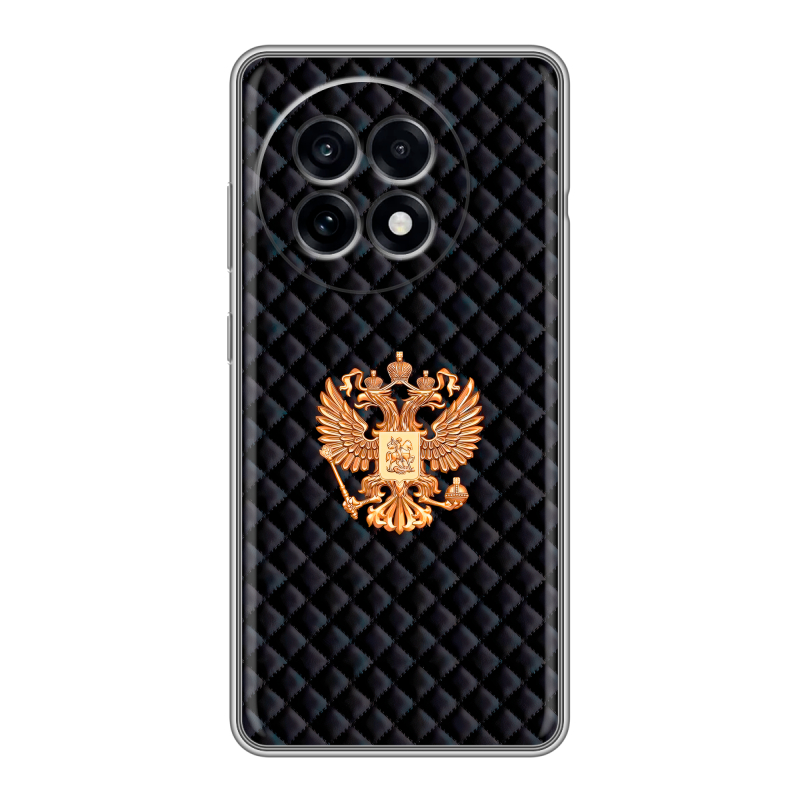Силиконовый чехол на OnePlus 13R с принтом Герб России принт Силиконовый чехол на OnePlus 13R с принтом Герб России принт