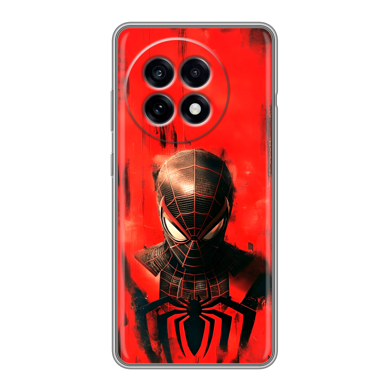 Силиконовый чехол на OnePlus 13R с принтом человек паук spiderman Силиконовый чехол на OnePlus 13R с принтом человек паук spiderman