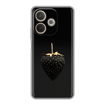 Силиконовый чехол на OPPO A5 Pro с принтом Черная клубника Силиконовый чехол на OPPO A5 Pro с принтом Черная клубника