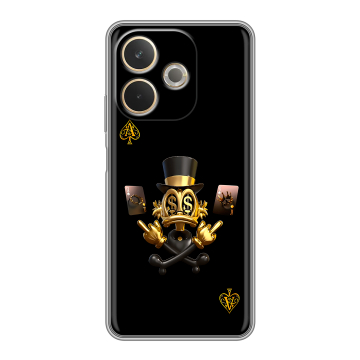 Силиконовый чехол на OPPO A5 Pro с принтом Золотой скрудж макдак