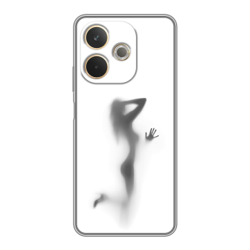 Силиконовый чехол на OPPO A5 Pro с принтом Силуэт