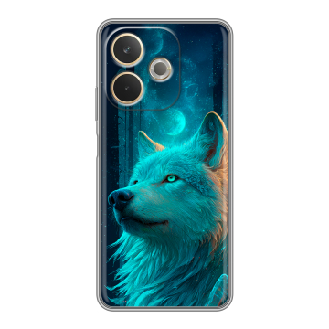 Силиконовый чехол на OPPO A5 Pro с принтом бабочки саккура