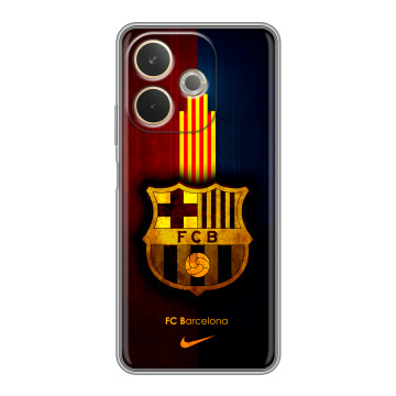 Силиконовый чехол на OPPO A5 Pro с принтом Барселона Barcelona