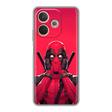 Силиконовый чехол на OPPO A5 Pro с принтом Дедпул Deadpool
