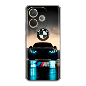 Силиконовый чехол на OPPO A5 Pro с принтом БМВ BMW