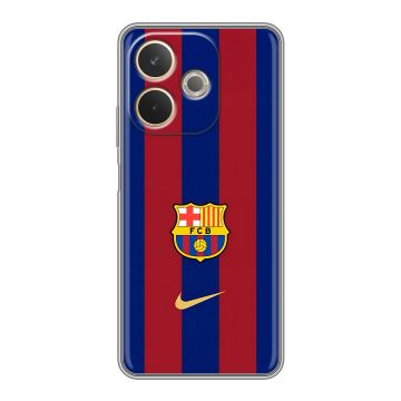 Силиконовый чехол на OPPO A5 Pro с принтом Барселона Barcelona