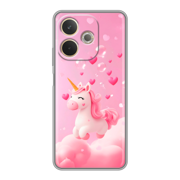 Силиконовый чехол на OPPO A5 Pro с принтом Единорог