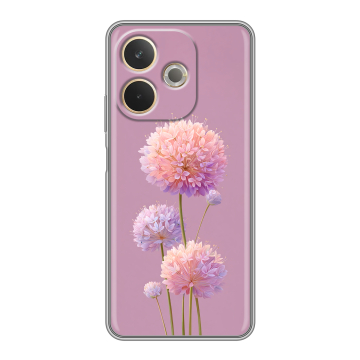 Силиконовый чехол на OPPO A5 Pro с принтом Цветы