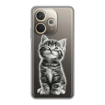 Силиконовый чехол на OPPO A5 Pro с принтом Котенок