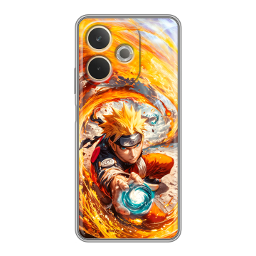 Силиконовый чехол на OPPO A5 Pro с принтом Аниме Наруто Naruto