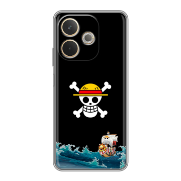 Силиконовый чехол на OPPO A5 Pro с принтом One Piece Ван Пис