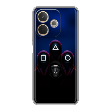 Силиконовый чехол на OPPO A5 Pro с принтом Игра Кальмара