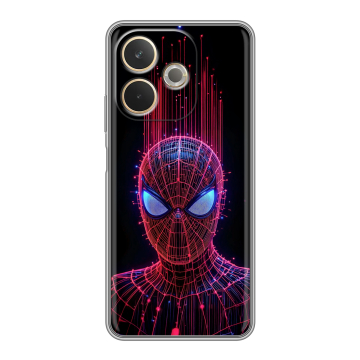 Силиконовый чехол на OPPO A5 Pro с принтом Spiderman Человек паук