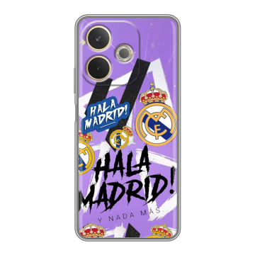 Силиконовый чехол на OPPO A5 Pro с принтом Real Madrid Реал Мадрид