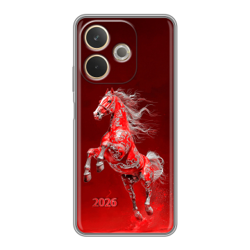 Силиконовый чехол на OPPO A5 Pro с принтом Новый год