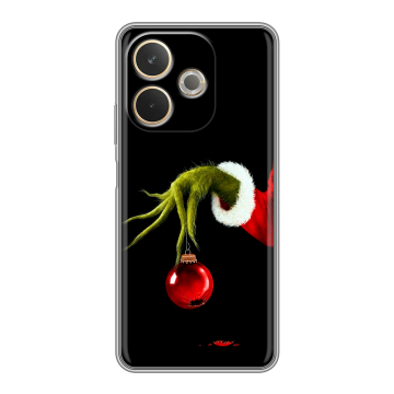 Силиконовый чехол на OPPO A5 Pro с принтом Новый год Гринч