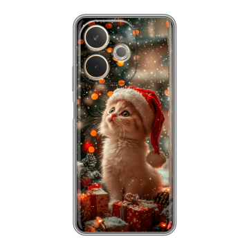 Силиконовый чехол на OPPO A5 Pro с принтом Новый год