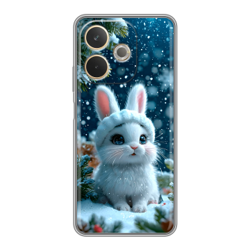 Силиконовый чехол на OPPO A5 Pro с принтом Новый год