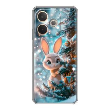 Силиконовый чехол на OPPO A5 Pro с принтом Новый год Силиконовый чехол на OPPO A5 Pro с принтом Новый год