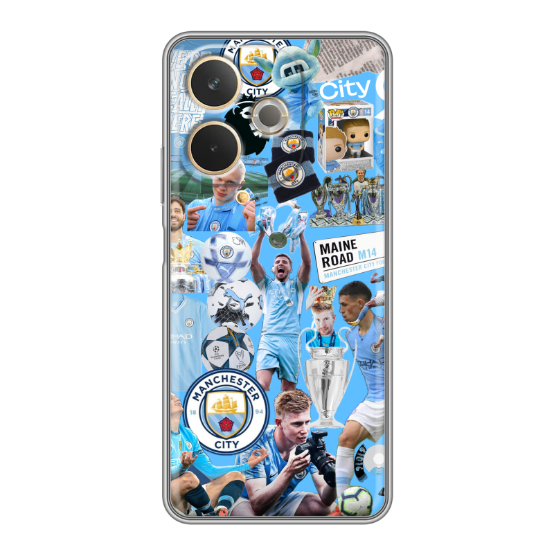 Силиконовый чехол на OPPO A5 Pro с принтом Man City Манчестер Сити Силиконовый чехол на OPPO A5 Pro с принтом Man City Манчестер Сити