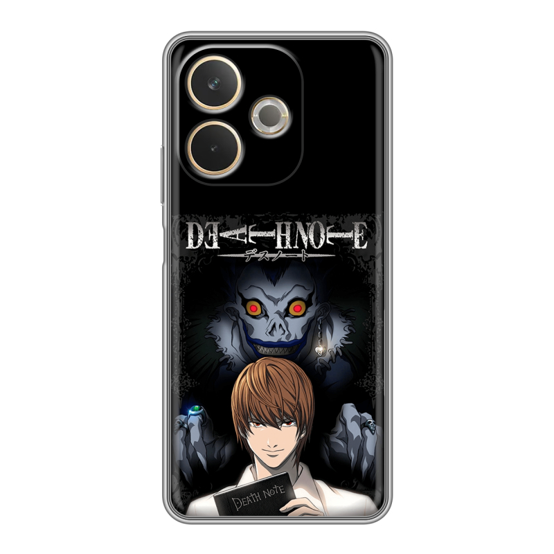 Силиконовый чехол на OPPO A5 Pro с принтом Death note Тетрадь смерти Силиконовый чехол на OPPO A5 Pro с принтом Death note Тетрадь смерти