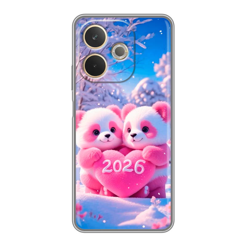 Силиконовый чехол на OPPO A5 Pro с принтом Новый год Силиконовый чехол на OPPO A5 Pro с принтом Новый год