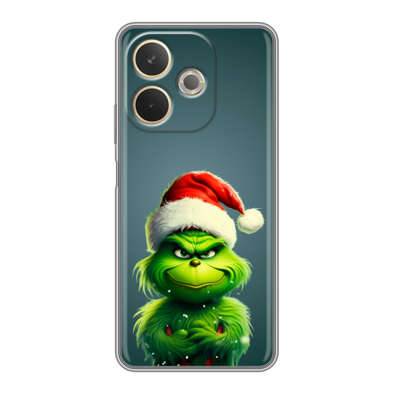 Силиконовый чехол на OPPO A5 Pro с принтом Новый год Силиконовый чехол на OPPO A5 Pro с принтом Новый год