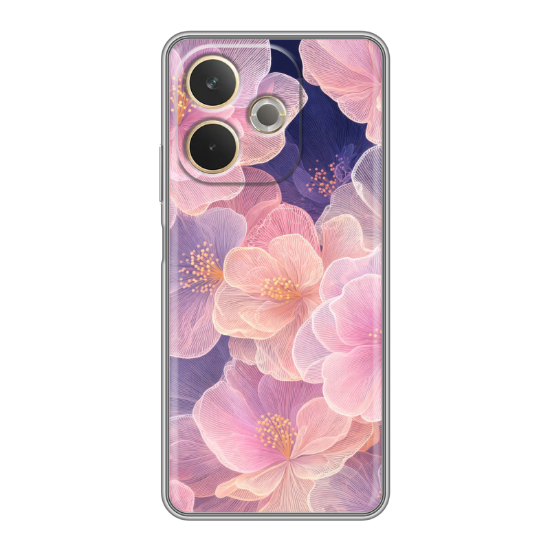 Силиконовый чехол на OPPO A5 Pro с принтом женский Силиконовый чехол на OPPO A5 Pro с принтом женский