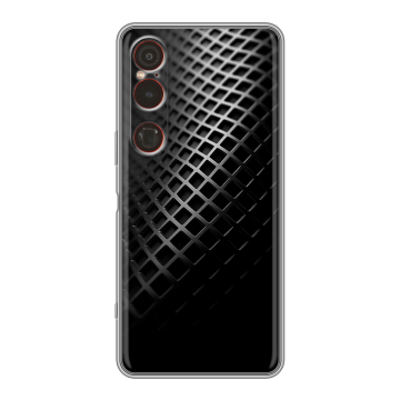 Силиконовый чехол на Sony Xperia 1 VI с принтом Текстура металла Силиконовый чехол на Sony Xperia 1 VI с принтом Текстура металла