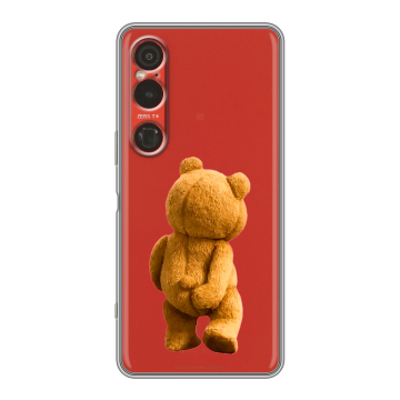 Силиконовый чехол на Sony Xperia 1 VI с принтом Медведь Силиконовый чехол на Sony Xperia 1 VI с принтом Медведь