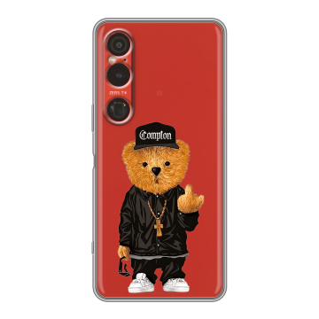 Силиконовый чехол на Sony Xperia 1 VI с принтом Плюшевый медведь Силиконовый чехол на Sony Xperia 1 VI с принтом Плюшевый медведь