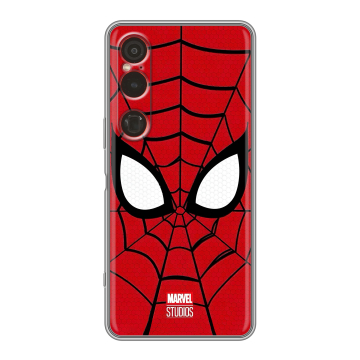 Силиконовый чехол на Sony Xperia 1 VI с принтом человек паук spiderman Силиконовый чехол на Sony Xperia 1 VI с принтом человек паук spiderman