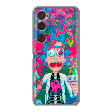 Силиконовый чехол на Sony Xperia 1 VI с принтом Рик и Морти Rick Morty Силиконовый чехол на Sony Xperia 1 VI с принтом Рик и Морти Rick Morty