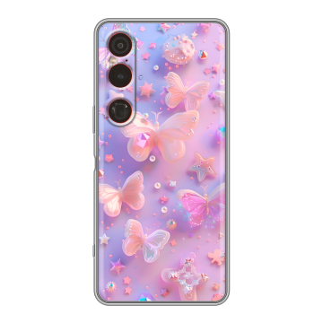 Силиконовый чехол на Sony Xperia 1 VI с принтом Бабочки