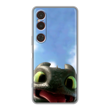 Силиконовый чехол на Sony Xperia 1 VI с принтом Как приручить дракона Силиконовый чехол на Sony Xperia 1 VI с принтом Как приручить дракона