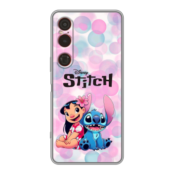 Силиконовый чехол на Sony Xperia 1 VI с принтом Лило и Стич Силиконовый чехол на Sony Xperia 1 VI с принтом Лило и Стич