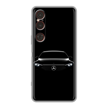 Силиконовый чехол на Sony Xperia 1 VI с принтом Mercedes Мерседес Силиконовый чехол на Sony Xperia 1 VI с принтом Mercedes Мерседес