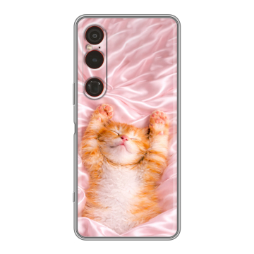 Силиконовый чехол на Sony Xperia 1 VI с принтом женский Силиконовый чехол на Sony Xperia 1 VI с принтом женский