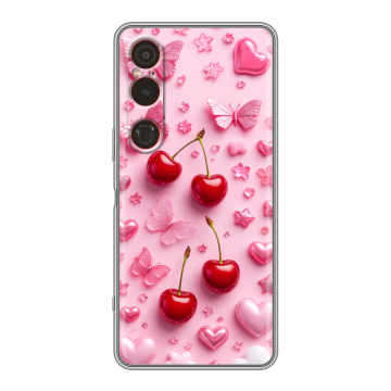 Силиконовый чехол на Sony Xperia 1 VI с принтом для девочек Силиконовый чехол на Sony Xperia 1 VI с принтом для девочек