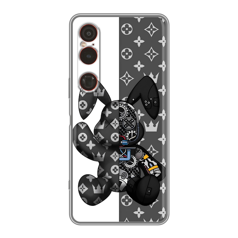 Силиконовый чехол на Sony Xperia 1 VI с принтом Луи робот Силиконовый чехол на Sony Xperia 1 VI с принтом Луи робот