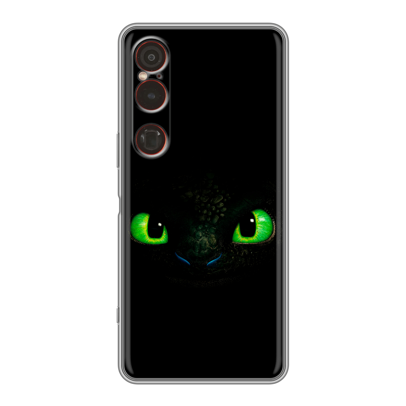Силиконовый чехол на Sony Xperia 1 VI с принтом Как приручить дракона Силиконовый чехол на Sony Xperia 1 VI с принтом Как приручить дракона