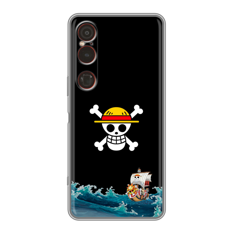 Силиконовый чехол на Sony Xperia 1 VI с принтом One Piece Ван Пис Силиконовый чехол на Sony Xperia 1 VI с принтом One Piece Ван Пис