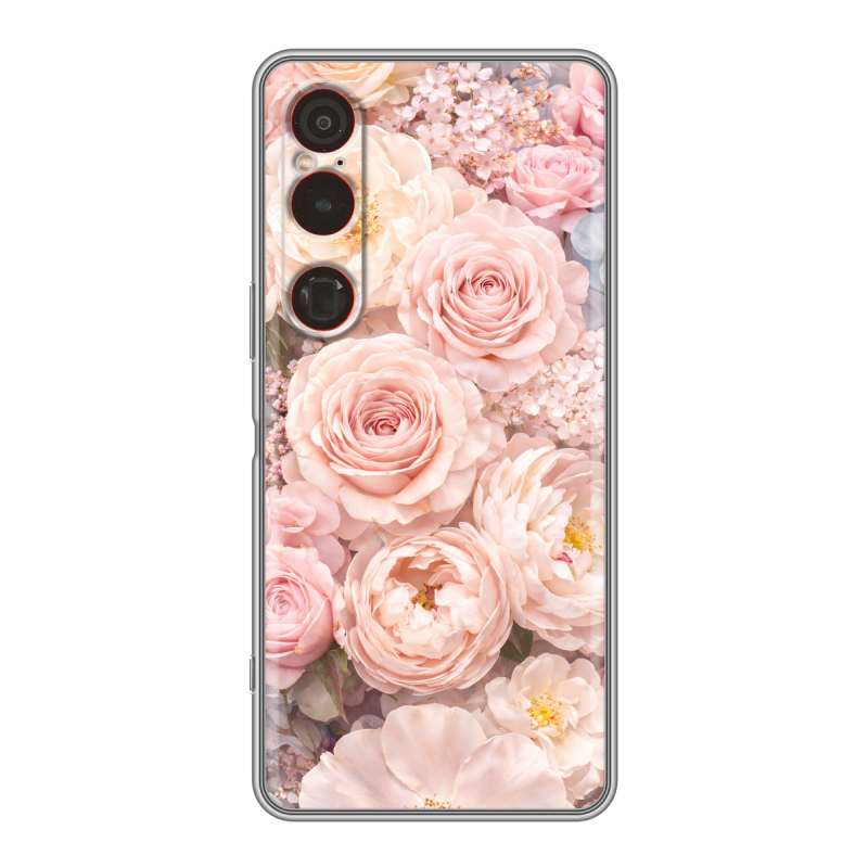 Силиконовый чехол на Sony Xperia 1 VI с принтом женский Силиконовый чехол на Sony Xperia 1 VI с принтом женский