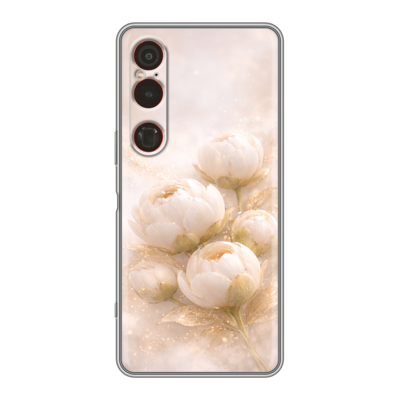 Силиконовый чехол на Sony Xperia 1 VI с принтом женский Силиконовый чехол на Sony Xperia 1 VI с принтом женский