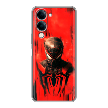 Силиконовый чехол на Vivo Y29s 5g с принтом человек паук spiderman