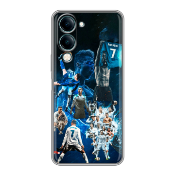 Силиконовый чехол на Vivo Y29s 5g с принтом Реал Роналдо