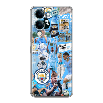 Силиконовый чехол на Vivo Y29s 5g с принтом Man City Манчестер Сити