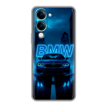 Силиконовый чехол на Vivo Y29s 5g с принтом BMW БМВ
